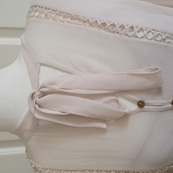 Altar'd State Womens Ivory Boho Crochet Lace Dress - Size Small - Picture 3 of 9